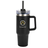 Intrepid Stainless Steel Logo Tumbler w/ Handle - 40 oz. - view 2