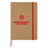 Eco-Inspired Promotional Notebook w/ Strap - 5