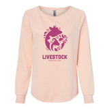 Independent Trading Co.® California Wave Wash Custom Sweatshirt - Women's - view 3