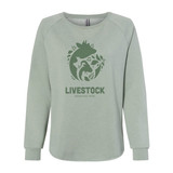 Independent Trading Co.® California Wave Wash Custom Sweatshirt - Women's - view 5