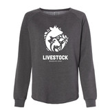 Independent Trading Co.® California Wave Wash Custom Sweatshirt - Women's - view 6