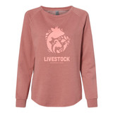Independent Trading Co.® California Wave Wash Custom Sweatshirt - Women's - view 7