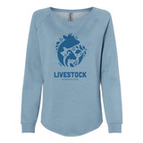Independent Trading Co.® California Wave Wash Custom Sweatshirt - Women's - view 8