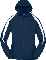 Sport-Tek® Fleece-Lined Colorblock Custom Jacket - Youth - view 3