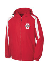 Sport-Tek® Fleece-Lined Colorblock Custom Jacket - Youth - view 1