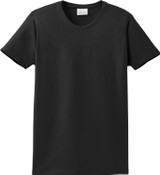 Port & Company® Essential Logo T-Shirt - Women's - Dark Colors - view 4