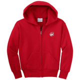Port & Company® Full Zip Custom Hooded Sweatshirt - Youth - Colors - view 8