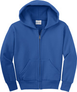 Port & Company® Full Zip Custom Hooded Sweatshirt - Youth - Colors - view 27