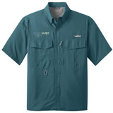 Eddie Bauer® Short Sleeve Custom Button Down Fishing Shirt - Men's - view 4