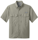 Eddie Bauer® Short Sleeve Custom Button Down Fishing Shirt - Men's - view 3