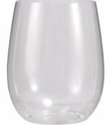 Vinello Plastic Stemless Custom Wine Glass - 12 oz. - view 2