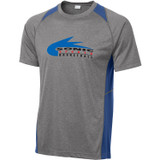 Sport-Tek® Heather Colorblock Contender Logo T-Shirt - view 1