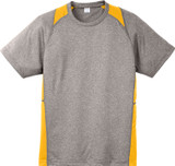 Sport-Tek® Heather Colorblock Contender Logo T-Shirt - view 5