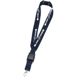 Breakaway Customized Lanyard w/ Metal Swivel Hook - 1
