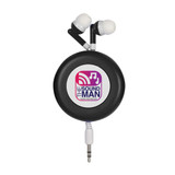 Retractable Imprinted Ear Buds