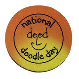 Die Cut Color Changing Custom Eraser - Circle