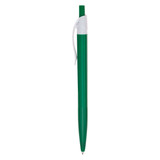 Retractable Colored Custom Pen w/ White Clip - view 4