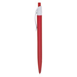 Retractable Colored Custom Pen w/ White Clip - view 5
