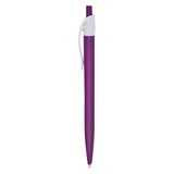 Retractable Colored Custom Pen w/ White Clip - view 6