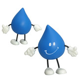Silly Face Droplet Figure Promotional Stress Reliever - view 2