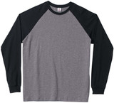 Bella + Canvas Long Sleeve Baseball Custom T-Shirts - Men's - view 2