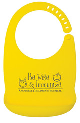 Silicone Custom Baby Bibs w/ Crumb Pocket - view 1
