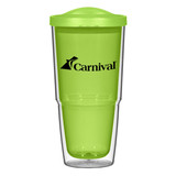 Double Wall Custom Tumblers w/ Lid - 24 oz. - view 5