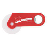Promotional Pizza Cutters w/ Bottle Opener - view 3