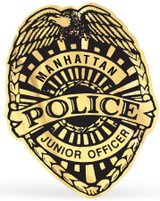 Police Badge Lapel Sticker Custom Sticker Rolls