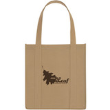 Non-Woven Grocery Custom Tote Bags - 12"w x 13"h x 8"d