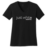 Port & Company® V-Neck Custom T-Shirts - Women's - Dark Colors - view 3