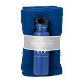 Cozy Essentials Custom Water Bottles & Blanket Gift Set