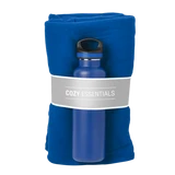 Cozy Essentials Custom Water Bottles & Blanket Gift Set - view 5