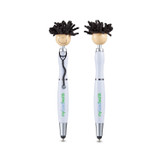 MopTopper Stethoscope Custom Stylus Pens w/ Screen Cleaner - view 4