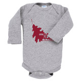 Rabbit Skins® Long Sleeve Onesies Cotton Custom T-Shirts - view 3