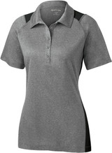 Sport-Tek® Heather Colorblock Contender Custom Polo Shirts - Women's - view 2