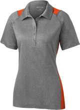 Sport-Tek® Heather Colorblock Contender Custom Polo Shirts - Women's - view 3
