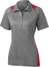 Sport-Tek® Heather Colorblock Contender Custom Polo Shirts - Women's - view 5