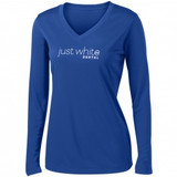 Sport-Tek® PosiCharge Long Sleeve Competitor V-Neck Logo Shirt - Women's - view 7