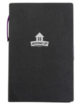 Kraft Paper Custom Journals w/ Sticky Notes & Flags - 4"w x 6"h