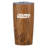 Woodtone Stainless Steel Double Wall Custom Tumbler - 20 oz. - view 2
