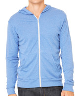 Bella + Canvas Triblend Full Zip Custom Hoodies - view 3
