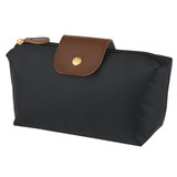 Zippered Custom Toiletry Bag w/ Leather Accents - view 2