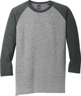 District Made Perfect Tri 3/4 Sleeve Custom T-Shirts - Men's - view 2