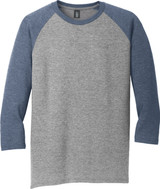 District Made Perfect Tri 3/4 Sleeve Custom T-Shirts - Men's - view 7