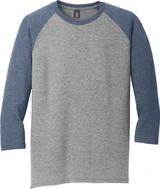 District Made Perfect Tri 3/4 Sleeve Custom T-Shirts - Men's - view 7