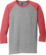 District Made Perfect Tri 3/4 Sleeve Custom T-Shirts - Men's - view 9