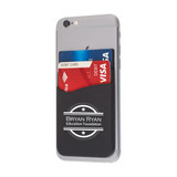 Silicone Dual Pocket Custom Phone Wallet - view 1