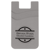 Silicone Dual Pocket Custom Phone Wallet - view 4