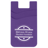 Silicone Dual Pocket Custom Phone Wallet - view 7